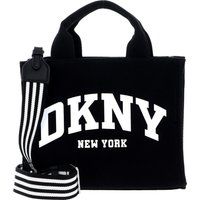 Kleine Tote Bag mit Logo und Streifen-Gurt