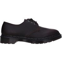 Strukturierte Leder Derby Schuhe