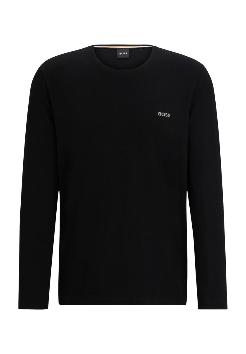 Klassisches Langarmshirt mit Rundhalsausschnitt