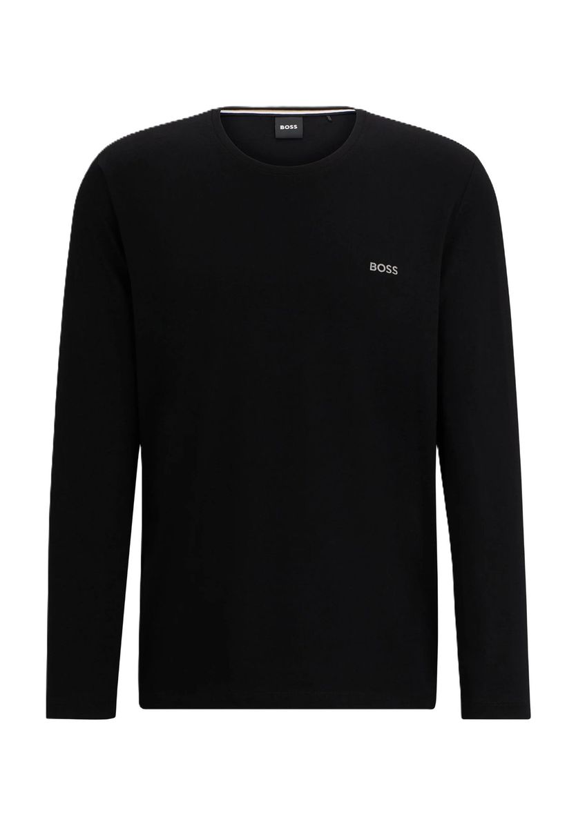 Klassisches Langarmshirt mit Rundhalsausschnitt