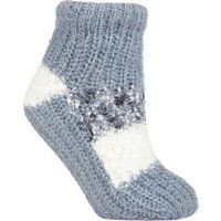 Sherpa-gefütterte grob gestrickte Hausschuhsocken