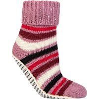 Grobstrick Fair Isle Hausschuhsocken
