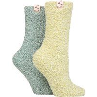 Kuschelige flauschige Bettsocken im Doppelpack