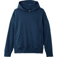 Kastiger Velours-Kapuzenpullover