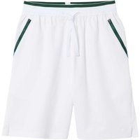 Sportliche Shorts mit Kontrastbesatz