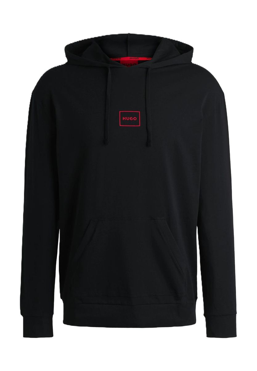 Relaxter Hoodie mit Logo-Patch