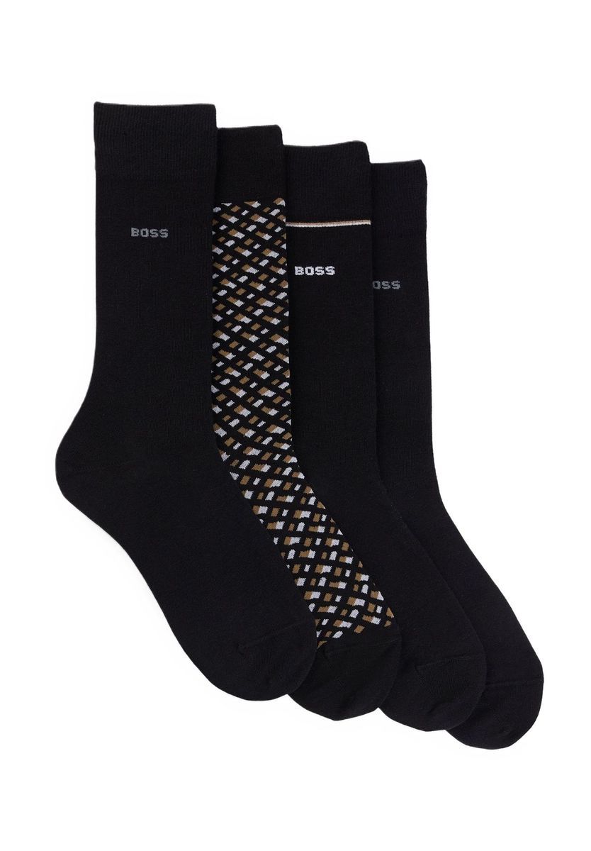 Herrensocken-Mischpackung aus Baumwollmischung, Viererpack