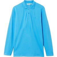 Klassisches Piqué-Langarm-Poloshirt