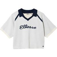 Kurzes Polo-Shirt mit Kontrastbesatz