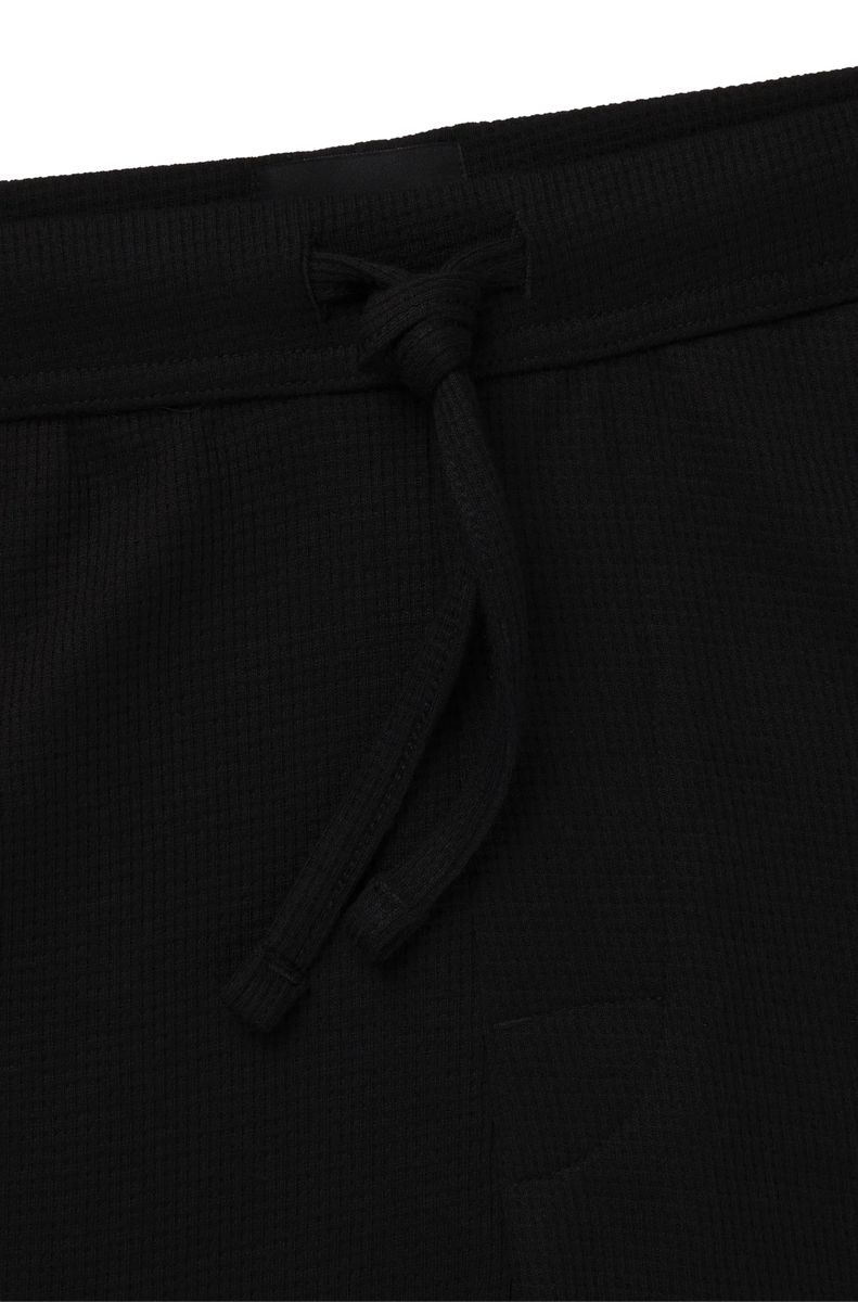 Lässige Shorts mit Waffelstruktur