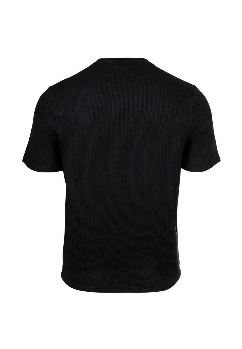 Locker geschnittenes Waffelstrick-T-Shirt