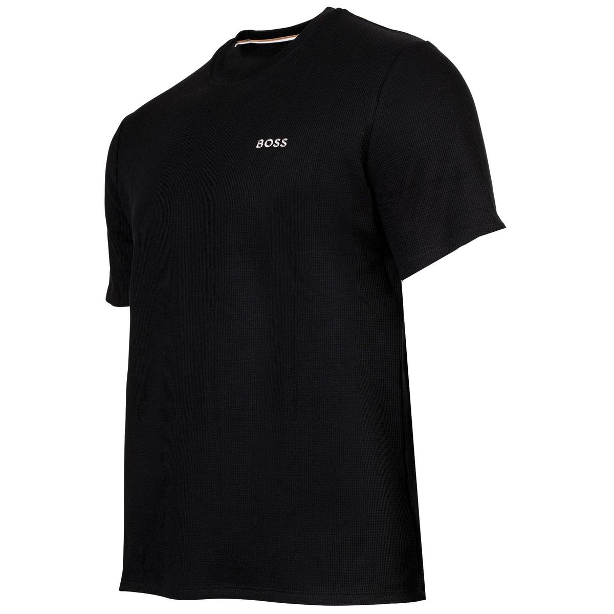 Locker geschnittenes Waffelstrick-T-Shirt
