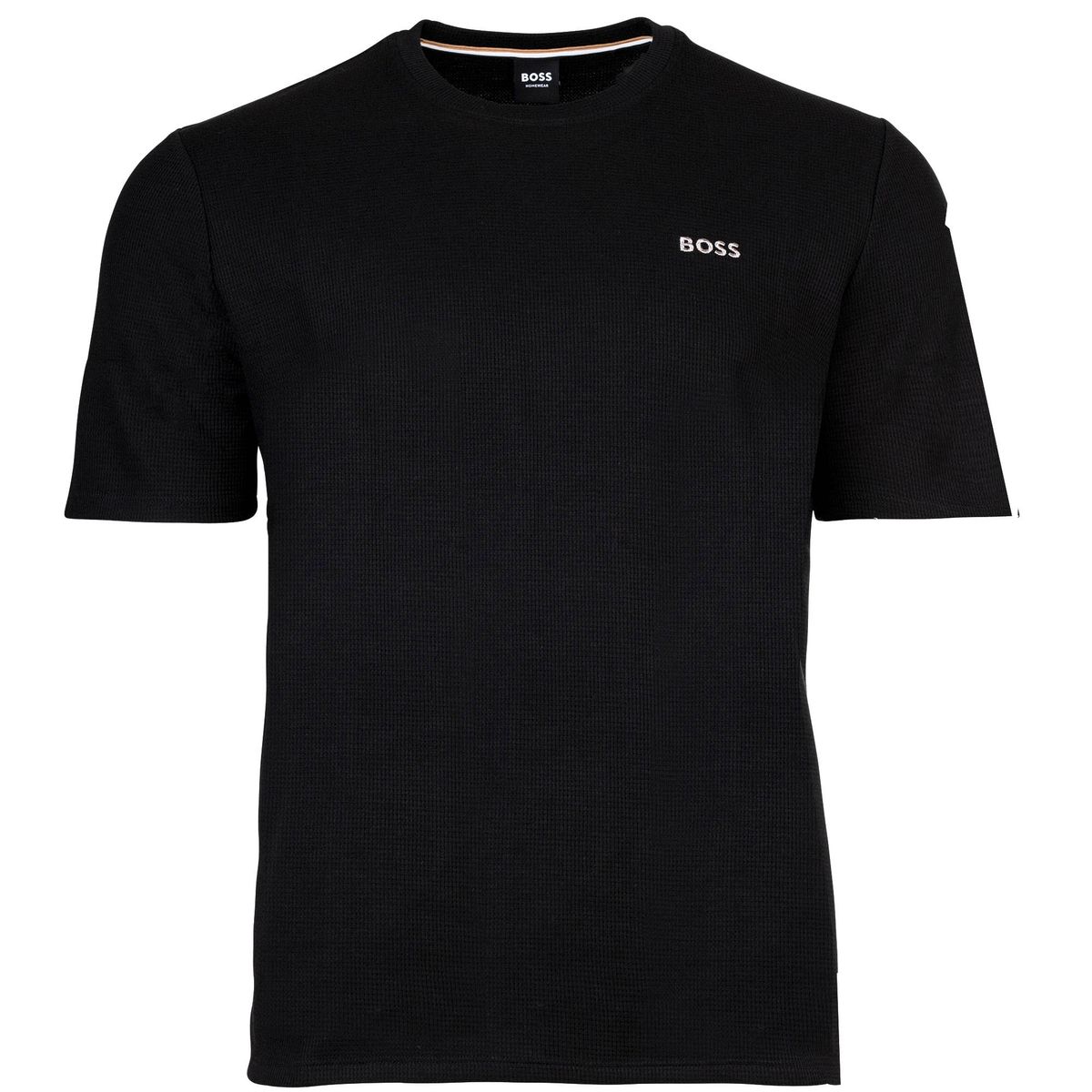 Locker geschnittenes Waffelstrick-T-Shirt