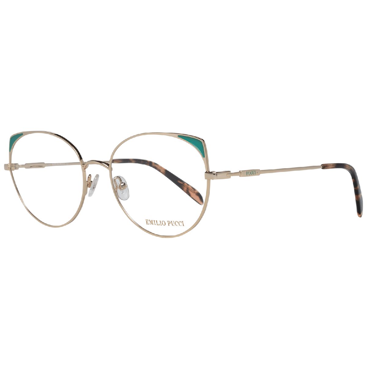 Elegante Cat-Eye Metall-Brillenfassung