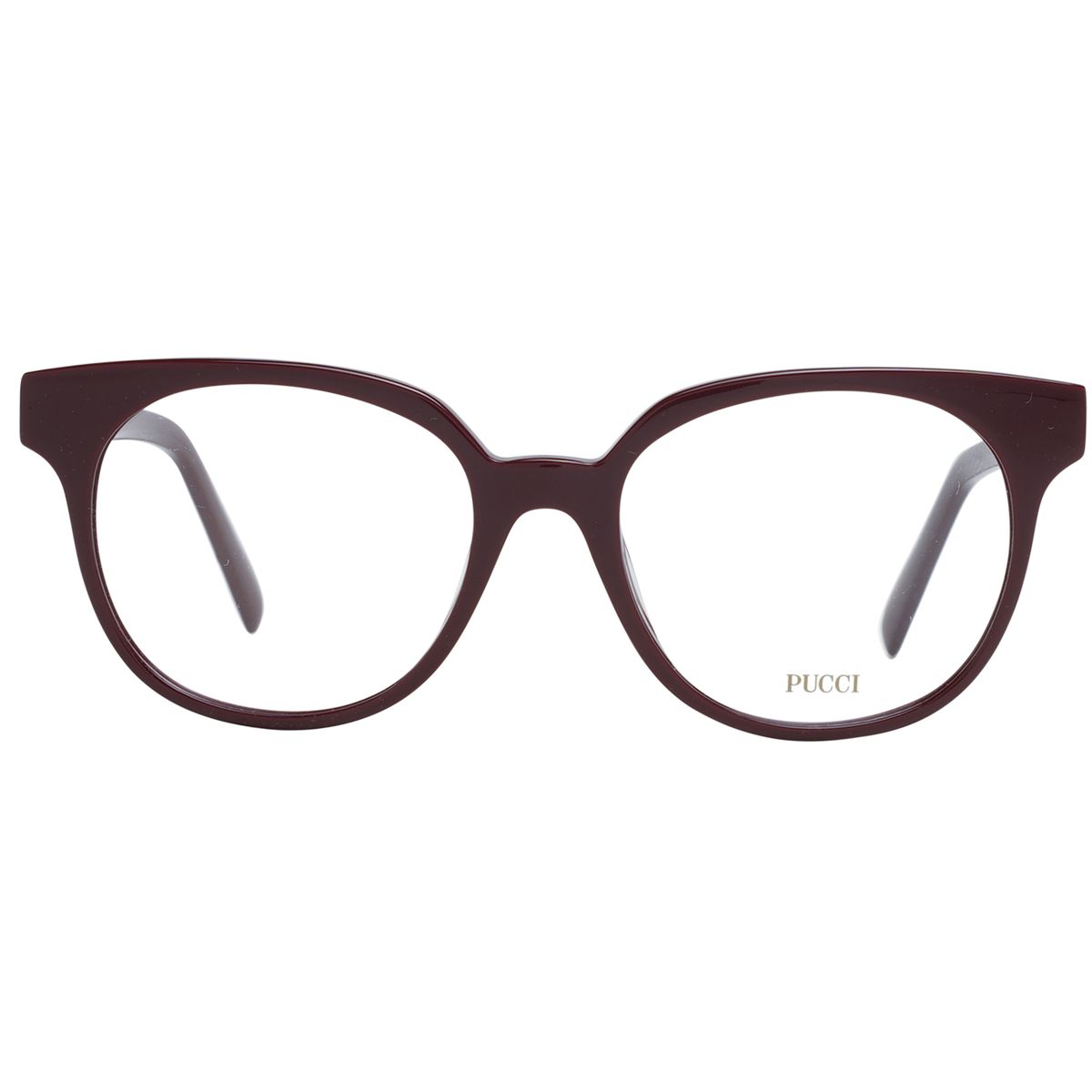 Elegante abgerundete Brille aus Acetat