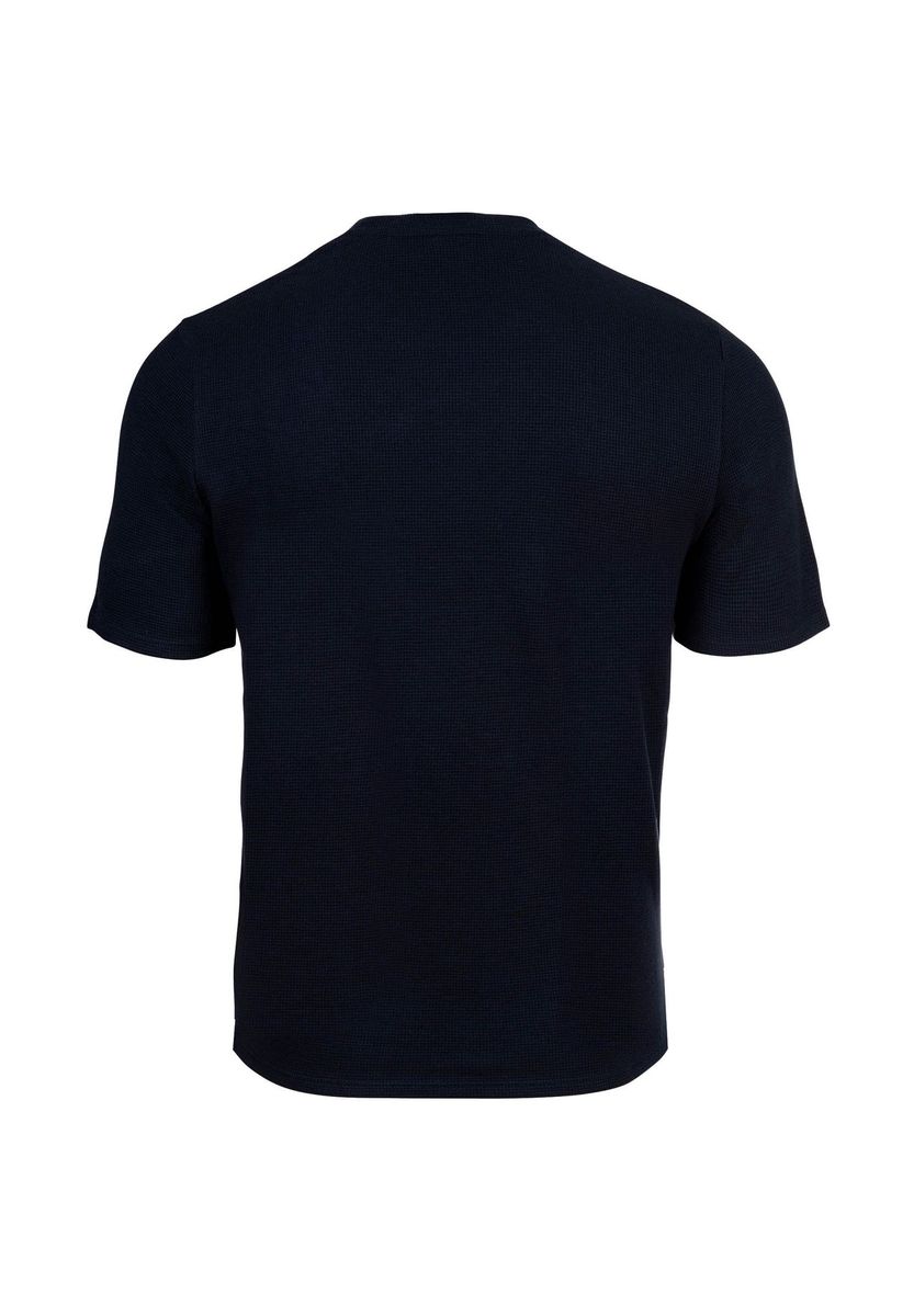 Kurzarm-Shirt mit Rundhalsausschnitt und Textur