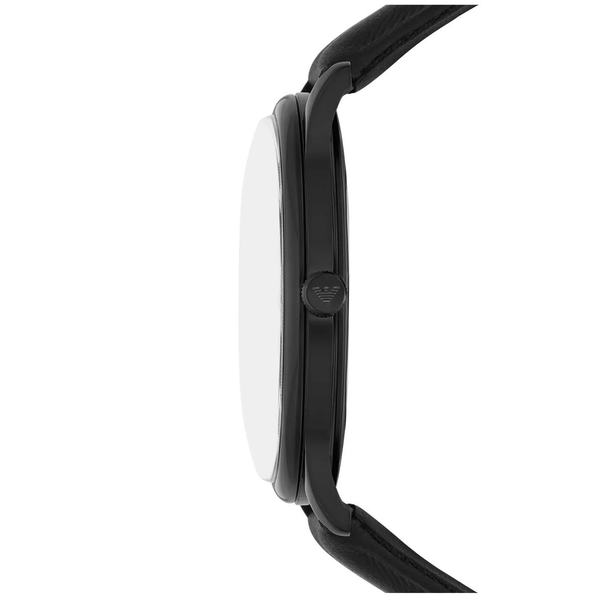 Minimalistische Armbanduhr mit Lederband