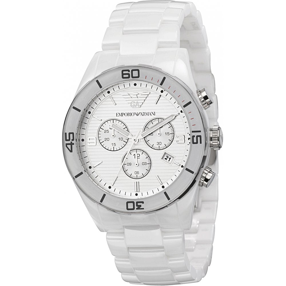 Elegante Chronographen-Armbanduhr aus Keramik