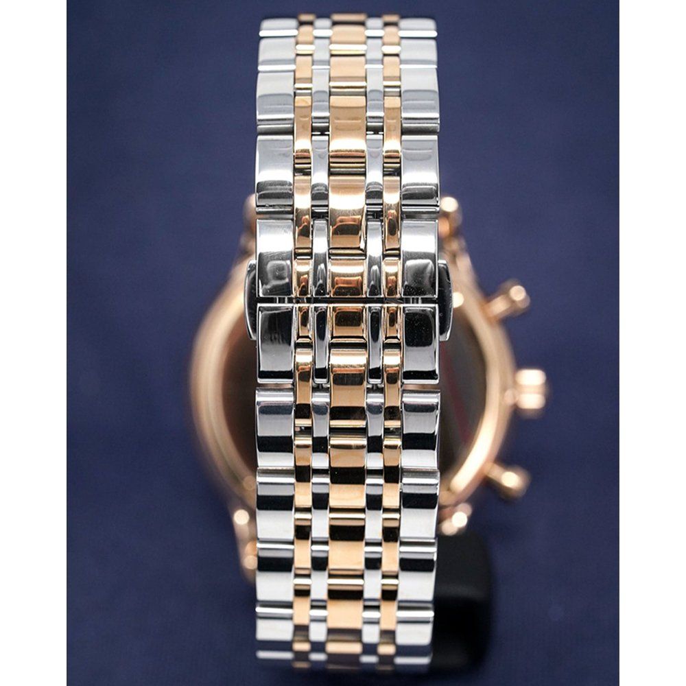 Zweifarbige Gianni Chronograph Armbanduhr