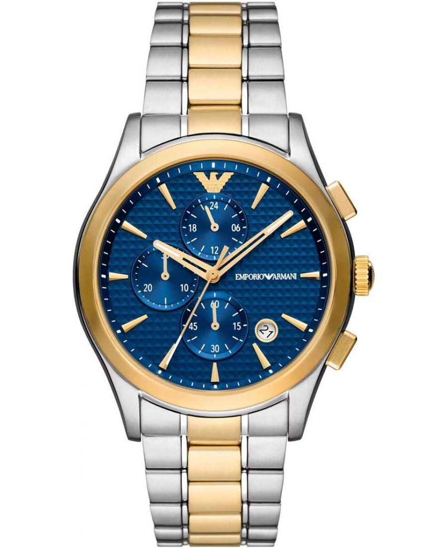 Bicolor-Chronograph aus Edelstahl