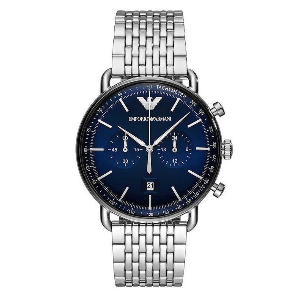 Raffinierter Chronograph mit Gliederarmband