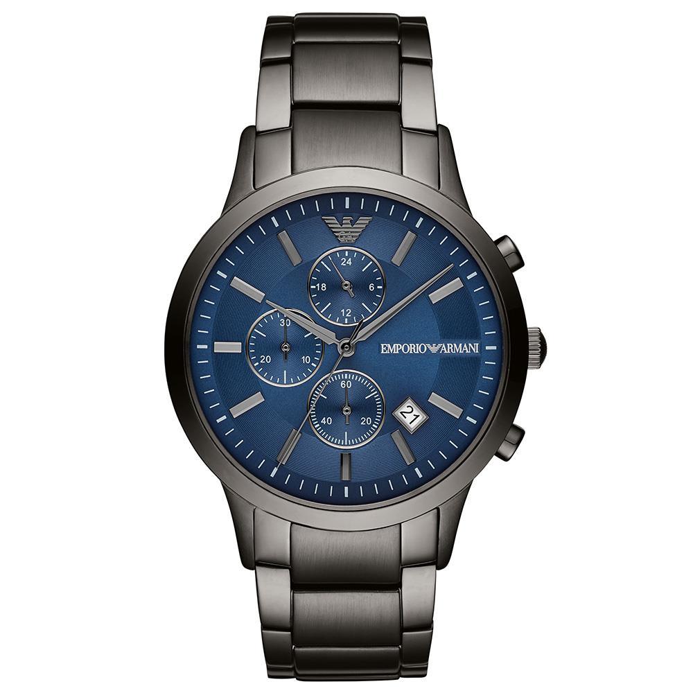 Moderner Chronograph mit Metallarmband
