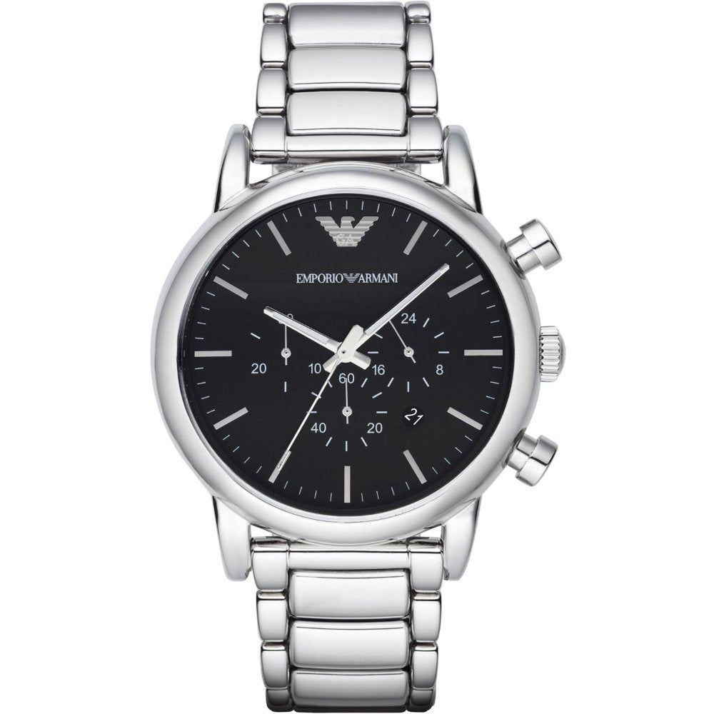 Klassischer Chronograph mit Gliederarmband