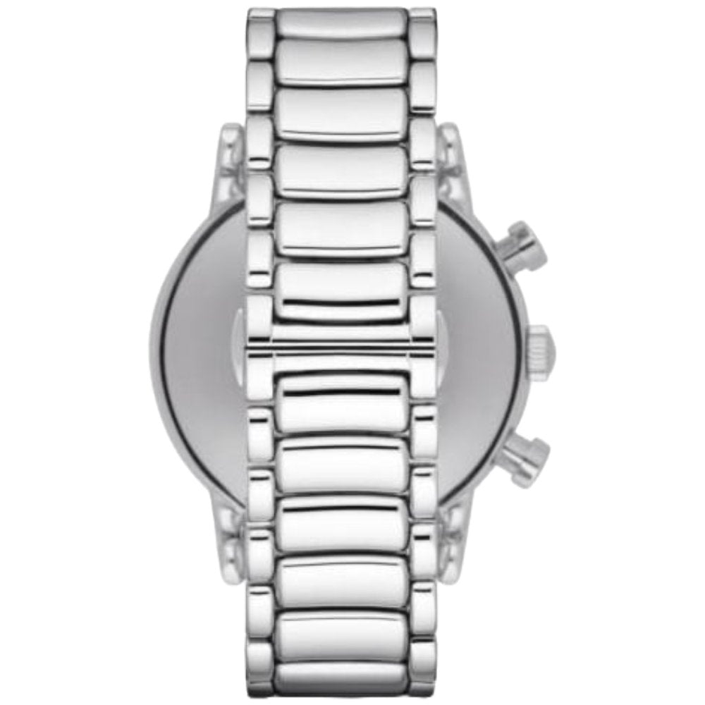 Chronograph Armbanduhr aus Edelstahl