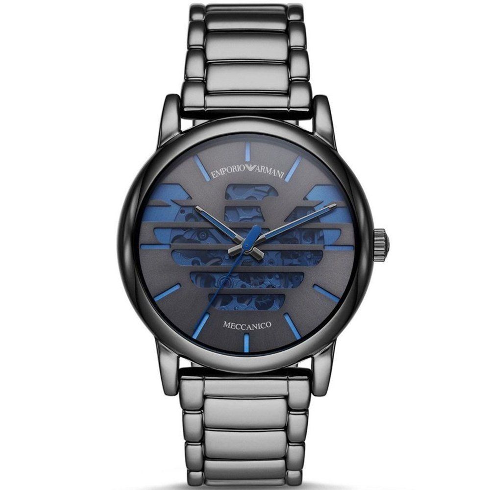 Automatische Skelettuhr mit Gliederarmband