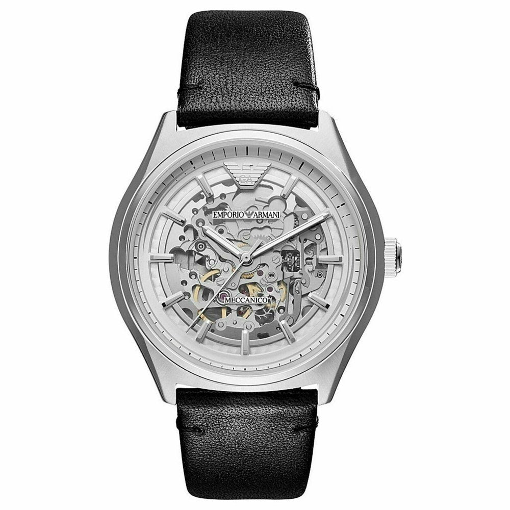 Skelett Automatik Lederuhr