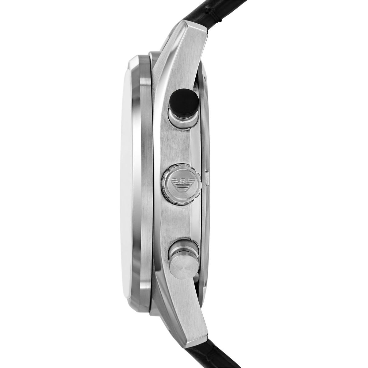 Sportlicher Renn-Chronograph mit Lederarmband