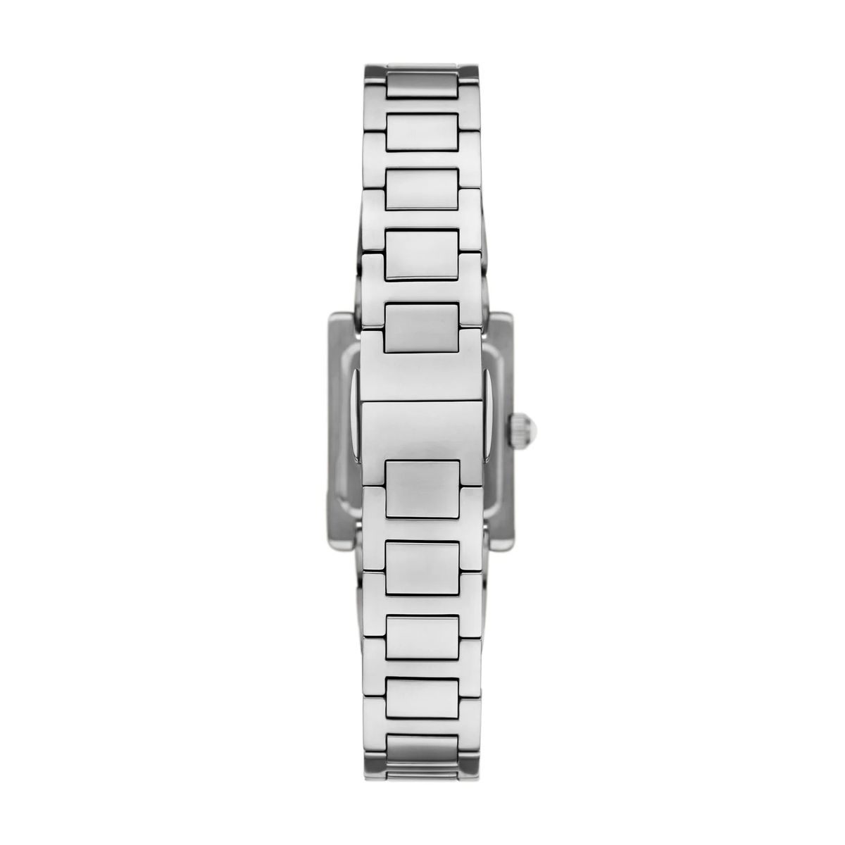 Elegante Rechteckige Uhr mit Kristallbesatz