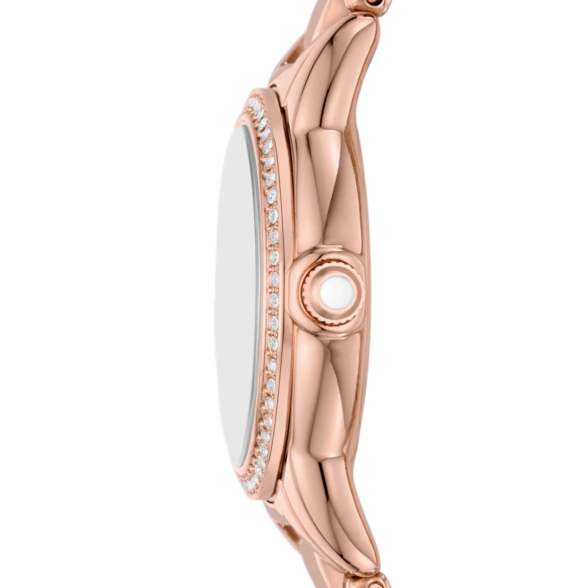 Elegante Perlmutt-Armbanduhr