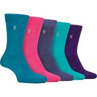 Einfarbige Crew-Socken aus Bambusmischung