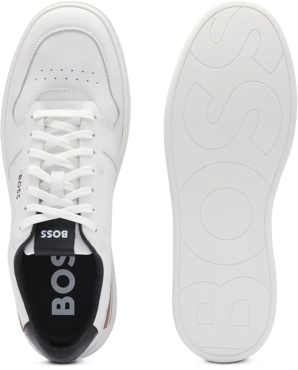 Minimalistische Low-Top Leder-Sneaker