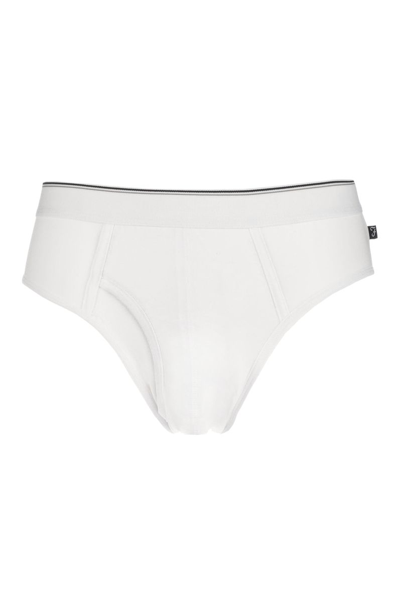 Klassischer Schlüsselloch-Slip aus Baumwolle