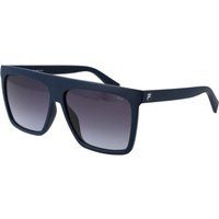 Quadratische Flat-Top-Sonnenbrille mit Verlauf