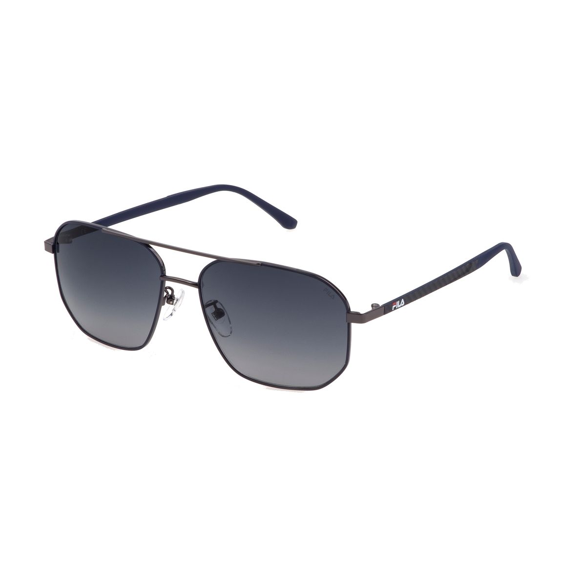 Geometrische Sonnenbrille im Pilotenstil