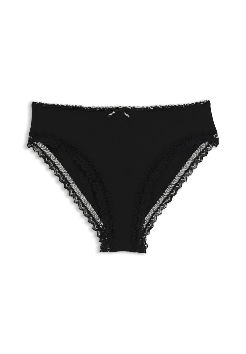 Hipster-Slip mit Spitzenbesatz