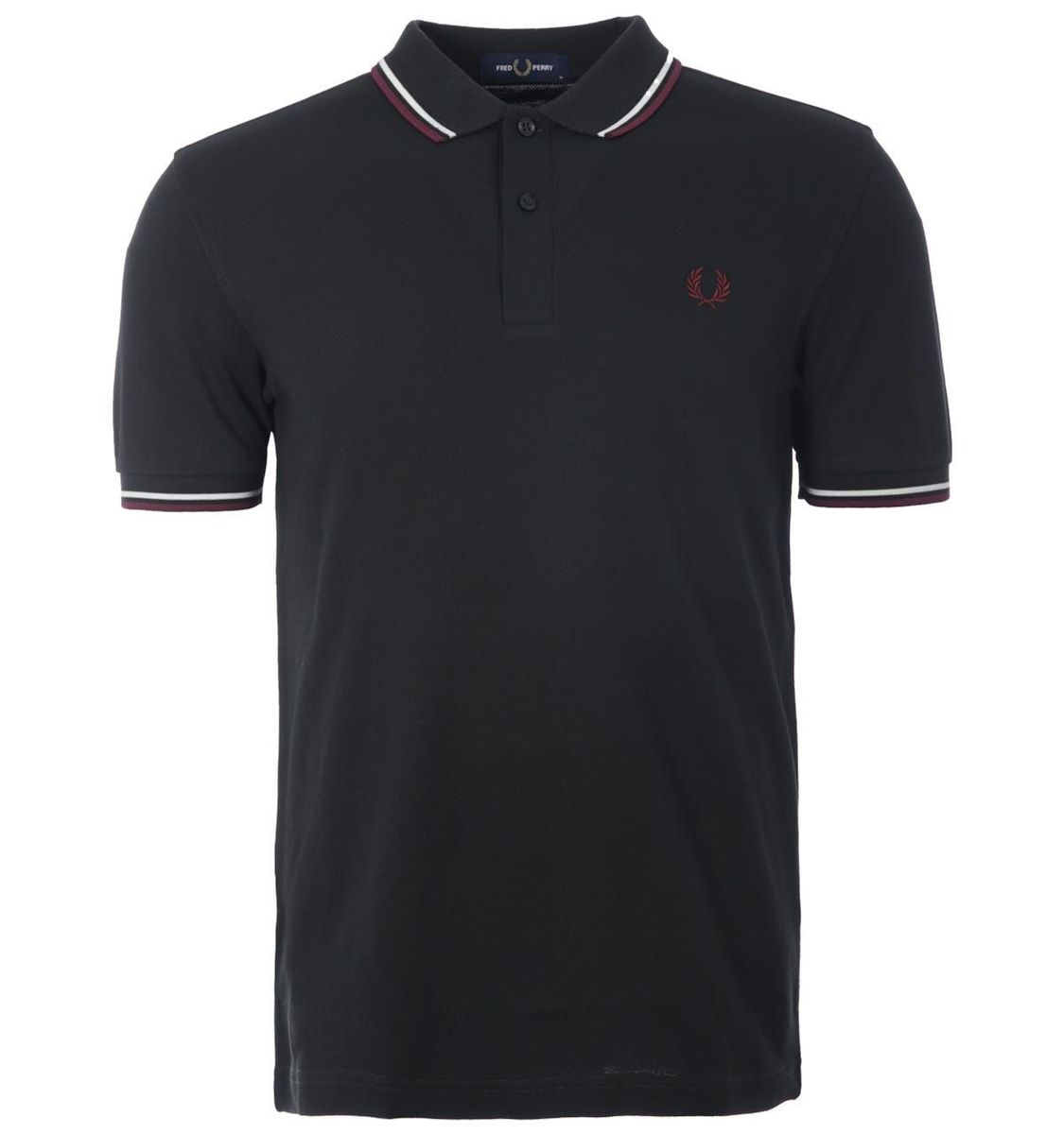 Piqué-Poloshirt mit Doppelstreifen