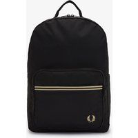 Rucksack mit Doppelstreifen aus Recycling-Nylon