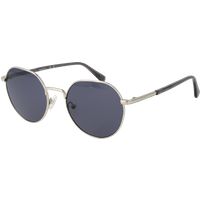Moderne Panto Metall-Sonnenbrille
