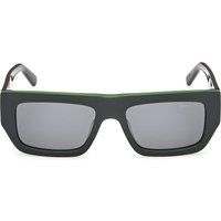 Markante rechteckige Acetat-Sonnenbrille