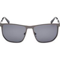 Rechteckige polarisierte Metallsonnenbrille