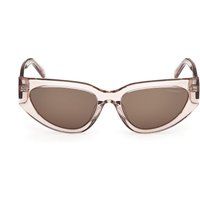 Transparente Cat-Eye-Sonnenbrille