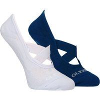 Niedrig geschnittene Pilates-Socken mit Überkreuzbändern