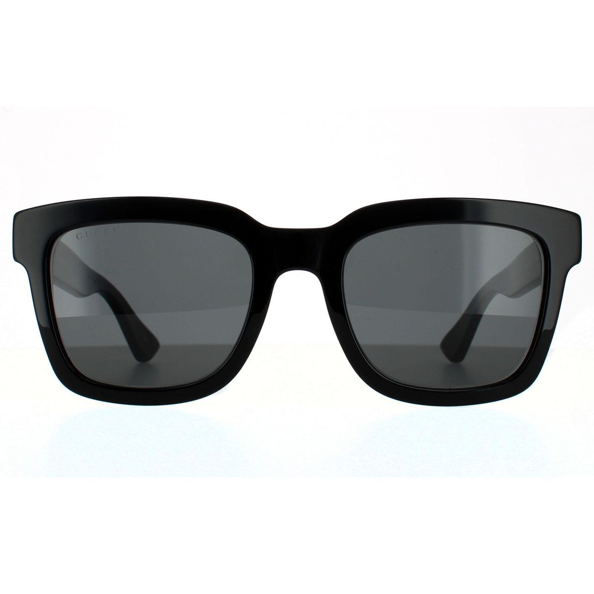 Eckige Sonnenbrille mit dickem Acetatrahmen