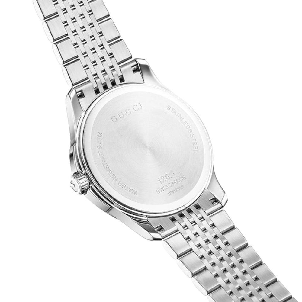 Elegante G-Timeless Uhr mit Diamantbesatz
