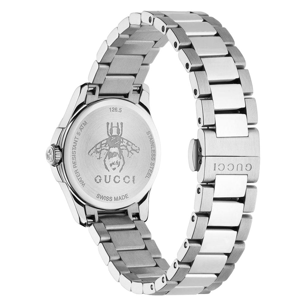 G-Timeless Uhr mit Ikonen-Indizes