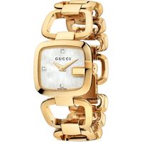 Armbanduhr mit Perlmutt und G-Gliedern